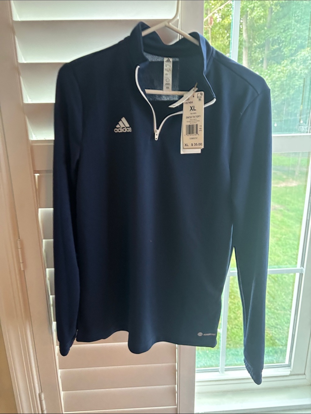 Adidas 3/4 Zip Up size X-Large kids